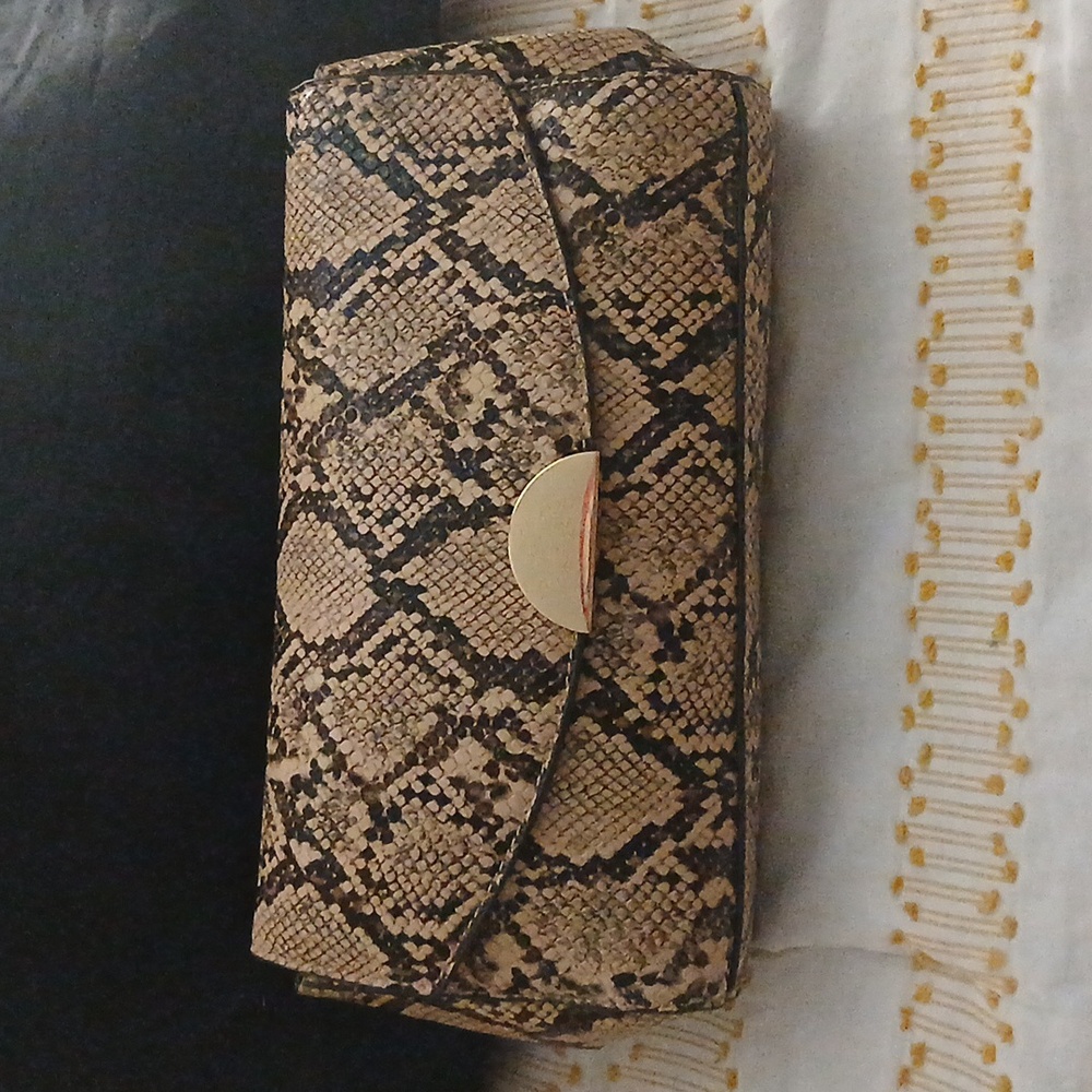 Snake Print Crossbody Purse